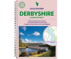 KNYGA Philips Maps Philip's Local Explorer Street Atlas Derbyshire and the Peak District