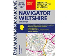 KNYGA Philips Maps Philip's Navigator Street Atlas Wiltshire and Swindon