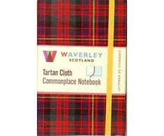 KNYGA POCKET 9CM X 14CM Waverley (M): Cameron of Erracht Tartan Cloth Commonplace Notebook