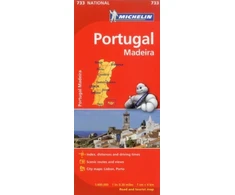 KNYGA Portugal &amp; Madeira - Michelin National Map 733