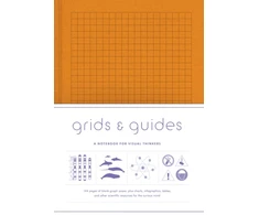 KNYGA Princeton Architectural Press Grids &amp; Guides Oranžinis, A Notebook for Visual Thinkers