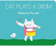KNYGA Rebecca Purcell Cat Plays a Drum