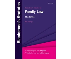 KNYGA Rob George Blackstone's Statutes on Family Law