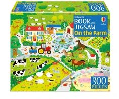 KNYGA Robson Kirsteen Usborne Book and Jigsaw On the Farm