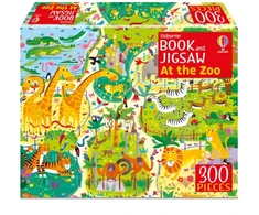 KNYGA Robson Kirsteen Usborne Book and Jigsaw At the Zoo