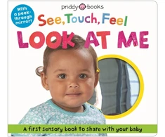 KNYGA Roger Priddy See, Touch, Feel Look At Me, With a peek-through mirror!