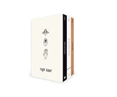 KNYGA Rupi Kaur Trilogy Boxed Set, milk and honey, the sun and her flowers, and home body