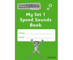 KNYGA Ruth Miskin Read Write Inc. Phonics: My Set 1 Speed Sounds Book (Pack of 5)