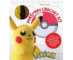 KNYGA Sabrina Somers PokeMon Crochet Pikachu Kit, Kit Includes Materials to Make Pikachu and Instructions for 5 Other PokeMon
