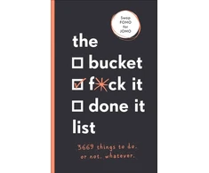 KNYGA Sara Kinninmont Bucket, F*ck it, Done it List