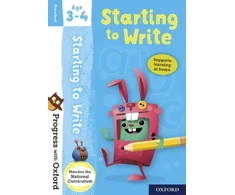 KNYGA Sarah Snashall Progress with Oxford: Progress with Oxford: Starting to Write Age 3-4 - Prepare for School with Essential English Skills