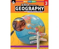 KNYGA Saskia Lacey 180 Days™: Geography for Third Grade