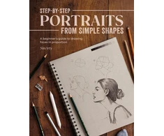 KNYGA Satyajit Sinari Step-By-Step Portraits from Simple Shapes, A Beginner’s Guide to Drawing Faces in Proportion