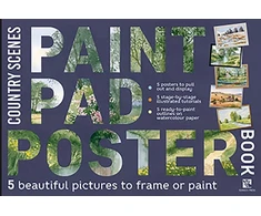 KNYGA Search Press Paint Pad Poster Book: Country Scenes