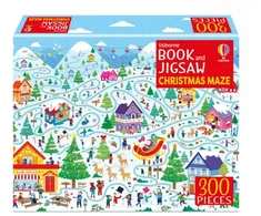 KNYGA Smith Sam Usborne Book and Jigsaw Christmas Maze
