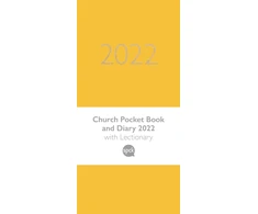 KNYGA Spck Church Pocket Book and Diary 2022 Soft-tone Geltona