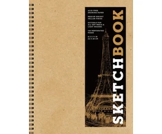 KNYGA Sterling Sketchbook (basic large spiral Kraft)