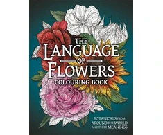 KNYGA Stratten Peterson Language of Flowers Colouring Book, Botanicals from Around the World and their Meanings