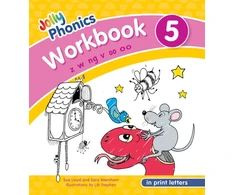 KNYGA Sue Lloyd Jolly Phonics Workbook 5, in Print Letters (American English edition)