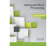 KNYGA Susie H. VanHuss, PhD Advanced Word Processing Lessons 56-110