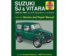 KNYGA Suzuki SJ Series, Samurai &amp; Vitara (4-cyl) Petrol (82 - 97) Haynes Repair Manual