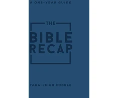 KNYGA Tara Leigh Cobble Bible Recap – A One–Year Guide to Reading and Understanding the Entire Bible, Personal Size Imitation Leather