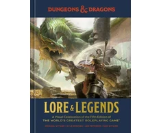 KNYGA Ten Speed Press Dungeons &amp; Dragons Lore &amp; Legends, A Visual Celebration of the Fifth Edition of the World's Greatest Roleplaying Game