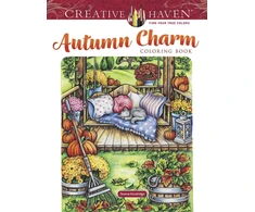 KNYGA Teresa Goodridge Creative Haven Autumn Charm Coloring Book