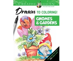 KNYGA Teresa Goodridge Creative Haven Drawn to Coloring!: Gnomes &amp; Gardens