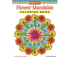 KNYGA Thaneeya Mcardle Flower Mandalas Coloring Book