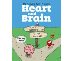 KNYGA The Awkward The Awkward Yeti Heart and Brain