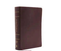 KNYGA Thomas Thomas Nelson KJV, The King James Study Bible, Bonded Leather, Burgundy, Raudona Letter, Full-Color Edition