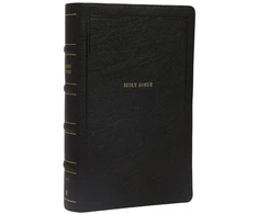KNYGA Thomas Thomas Nelson NKJV, End-of-Verse Reference Bible, Personal Size Large Print, Leathersoft, Juodas, Raudona Letter, Comfort Print, Holy Bible, New King James Version