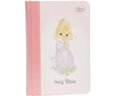 KNYGA Thomas Thomas Nelson NKJV, Precious Moments Small Hands Bible, Hardcover, Rožinė, Comfort Print