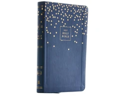 KNYGA Thomas Thomas Nelson NKJV, Thinline Bible Youth Edition, Leathersoft, Mėlyna, Raudona Letter, Comfort Print