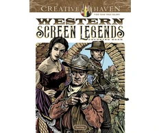 KNYGA Tim Foley Creative Haven Western Screen Legends Coloring Book