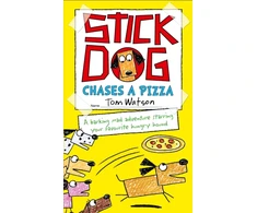 KNYGA Tom Watson Stick Dog Chases a Pizza