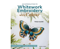 KNYGA Trish Burr Introduction to Whitework Embroidery with Colour