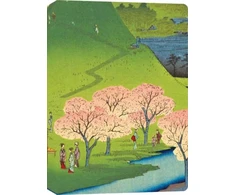 KNYGA Tuttle Studio Hiroshige Cherry Blossoms Lined Hardcover Journal