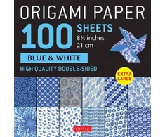 KNYGA Tuttle Tuttle Studio Origami Paper 100 sheets Mėlyna &amp; Baltas 8 1/4" (21 cm)