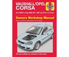 KNYGA Vauxhall/Opel Corsa Petrol &amp; Diesel (Oct 00 - Aug 06) Haynes Repair Manual