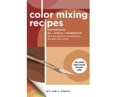 KNYGA William F Powell Color Mixing Recipes for Portraits