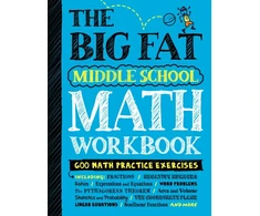 KNYGA Workman Publishing Big Fat Middle School Math Workbook