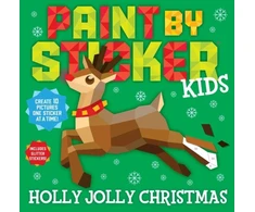 KNYGA Workman Publishing Paint by Sticker Kids: Holly Jolly Christmas