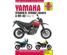 KNYGA Yamaha XT660 &amp; MT-03 (04 - 11) Haynes Repair Manual