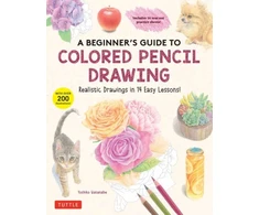 KNYGA Yoshiko Watanabe Beginner's Guide to Colored Pieštukas Drawing