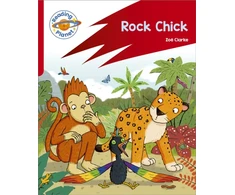 KNYGA Zoe Clarke Reading Planet: Rocket Phonics – Target Practice - Rock Chick - Raudona B