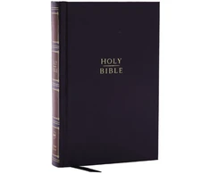 KNYGA Zondervan NKJV, Compact Center-Column Reference Bible, Hardcover, Raudona Letter, Comfort Print