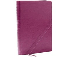 KNYGA Zondervan Publishing KJV, Word Study Reference Bible, Leathersoft, Rožinė, Raudona Letter, Comfort Print