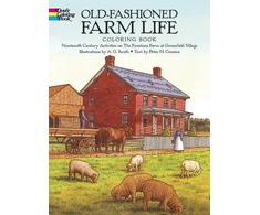 KNYGA A G Smith Old-Fashioned Farm Life Coloring Book